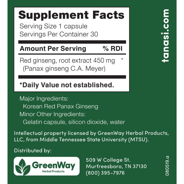 13500mg Red Ginseng Extract (450mg/capsule) - Image 4