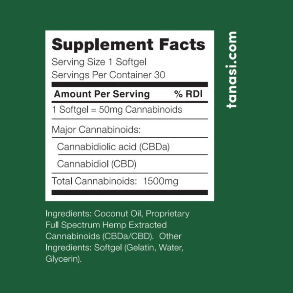 Full Spectrum CBD Pills – 1500mg Hemp Extract (50mg/softgel) - Image 4