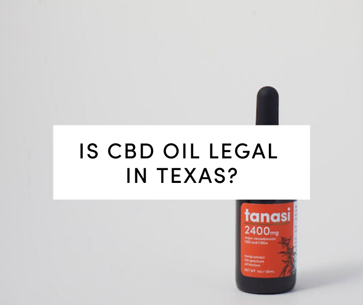Tanasi CBD Tincture on white background