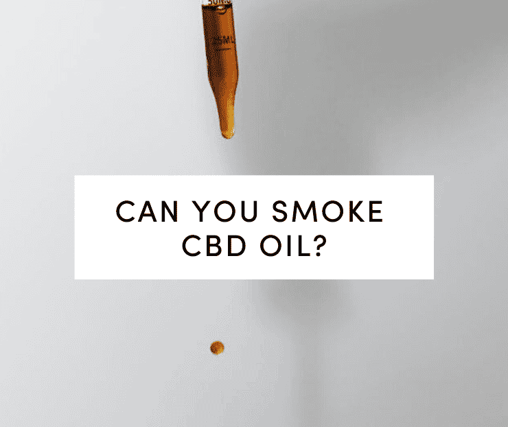 CBD oil dropper on white background