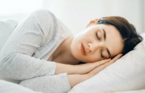 Woman sleeping peacefully
