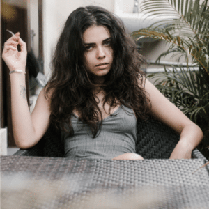 Does CBD give you a buzz- a girl experiencing the high of cannabis
