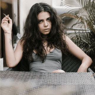 Does CBD give you a buzz- a girl experiencing the high of cannabis