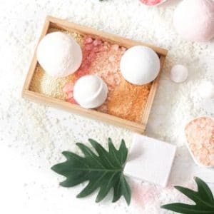 CBD Bath Bombs - three bath bombs