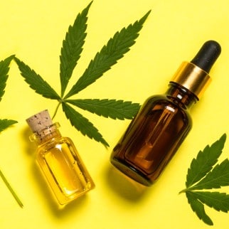 Trichomes on hemp leaves produce CBD for oils