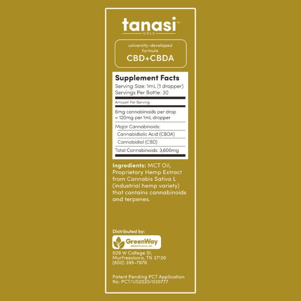 CBD+CBDA GOLD Tinctures - Image 5